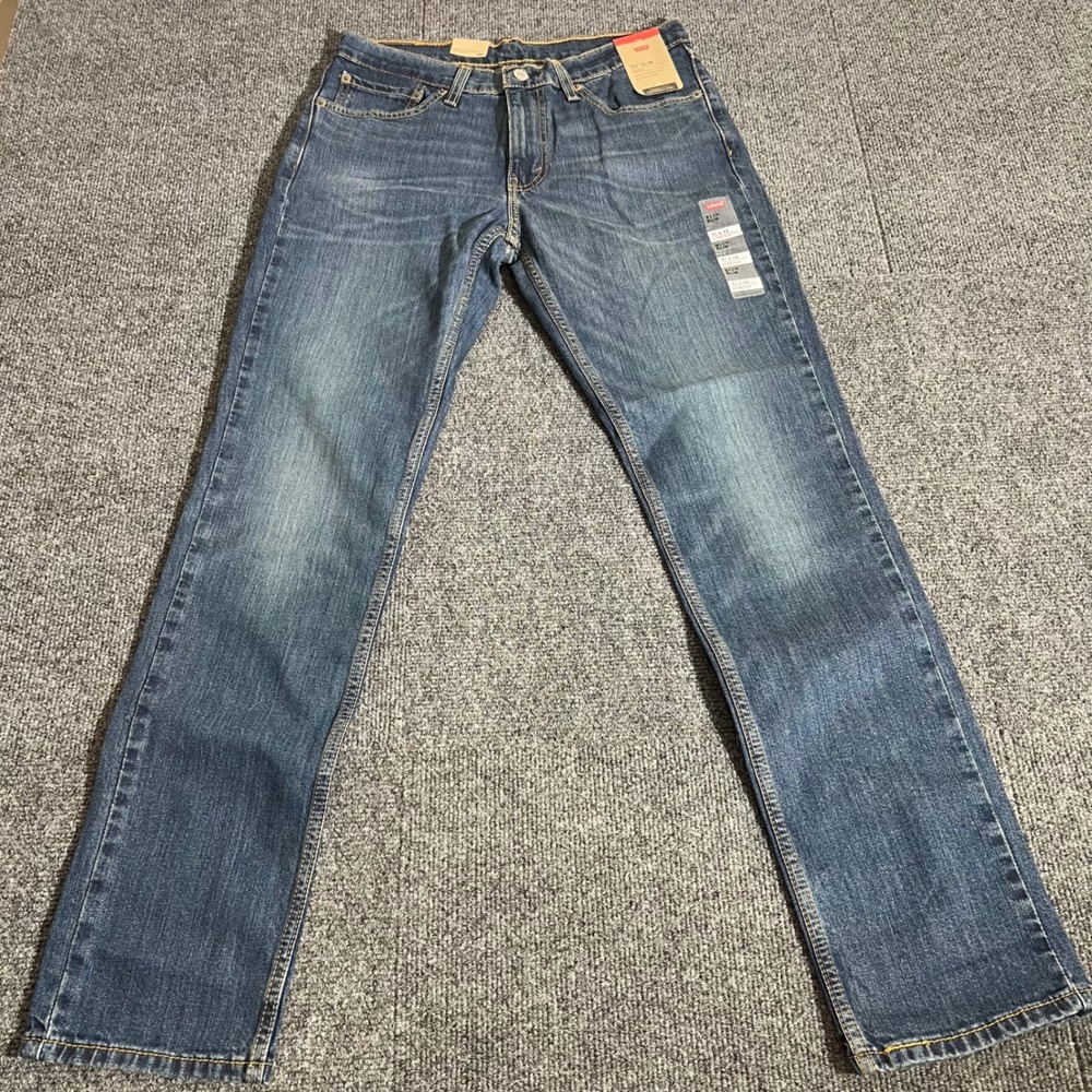 Levis 511 Slim Fit Stretch Jeans Mens 31x32 Blue Denim 04511-1163 WaterLess